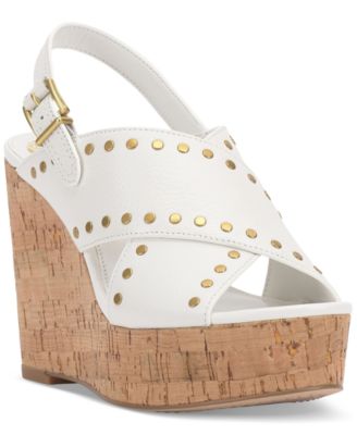 Vince Camuto - Women's Ellna Studded Platform Wedge Sandals