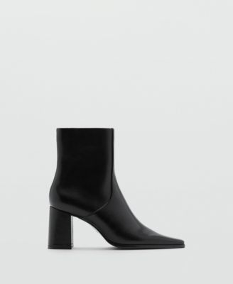 MANGO - Women's Block Heel Ankle Boots