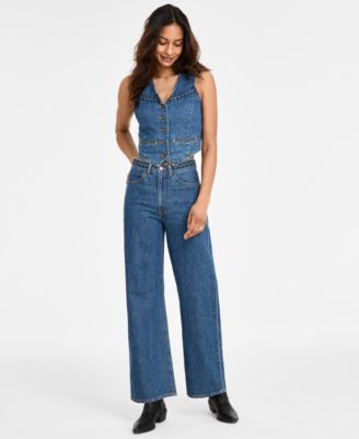 Levi's - Women's Ribcage Wide-Leg Braided Cotton Jeans