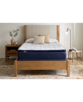Sealy Sleep Essentials - Sleep Essentials Escape 12.5" Plush Pillow Top Mattress Set - Twin