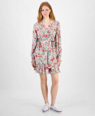 Tommy Hilfiger - Women's Floral-Print Shirtdress