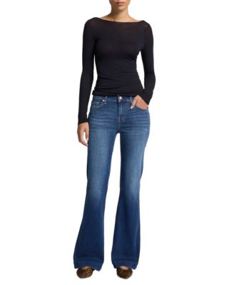 7 For All Mankind - Women's Dojo Tailored Hem Flare Jeans