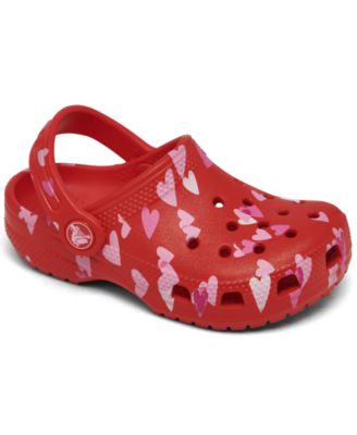 Crocs - Toddler Girls' Valentine's Day Classic Clogs from Finish Line