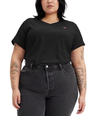 Levi's - Plus Size Cotton Perfect V-Neck Tee