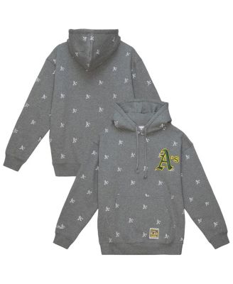 Mitchell & Ness - Men's Gray Athletics Repeat Pullover Hoodie