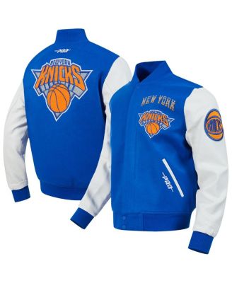Pro Standard - Men's Blue New York Knicks 2024/25 City Edition Wool Varsity Full-Zip Jacket