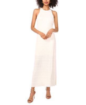 Vince Camuto - Women's Sleeveless Textured A-Line Maxi Dress