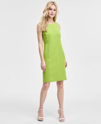 Kasper - Women's Sleeveless Multi-Seam Sheath Dress