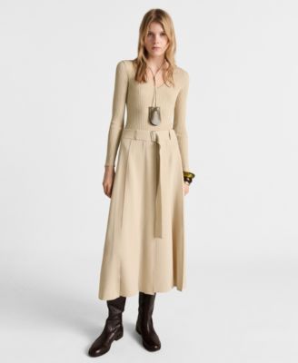 MANGO - Women's Combined Woven Dress