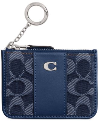 COACH - Essential Mini ID Card Case in Signature Denim