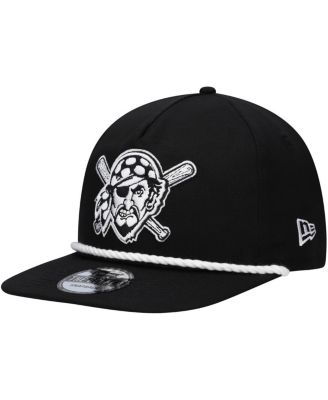 New Era - Men's Black Pittsburgh Pirates Golfer Snapback Hat