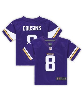 Nike - Toddler Kirk Cousins Purple Minnesota Vikings Game Jersey