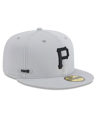 New Era - Men's Gray Pittsburgh Pirates 2025 MLB Clubhouse 59FIFTY Fitted Hat