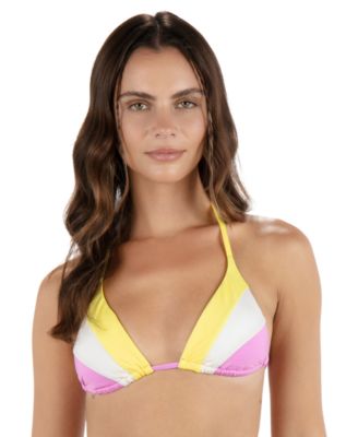 Hurley - Juniors' Summer Block Triangle Bikini Top