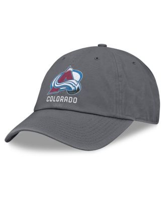 Fanatics - Men's Charcoal Colorado Avalanche Washed Adjustable Hat