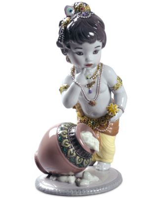 Lladró - Porcelain Krishna Butter Thief Figurine