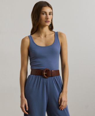 Lauren Ralph Lauren - Women's Stretch Cotton Tank Top