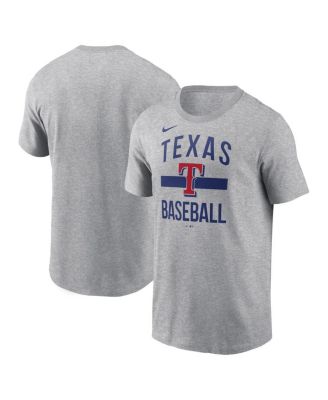 Nike - Men's Heather Gray Texas Rangers Arched T-shirt