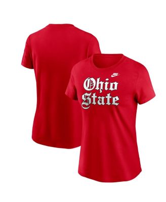 Nike - Women's Scarlet Ohio State Buckeyes Old English T-Shirt