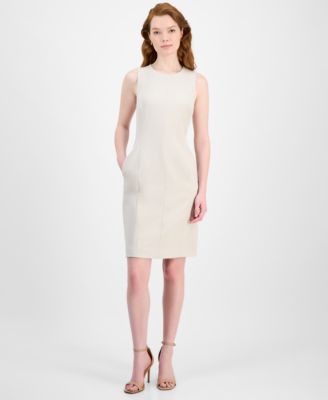 Kasper - Women's Sleeveless Multi-Seam Sheath Dress