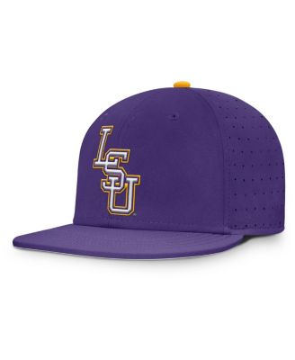 Nike - Men's Purple LSU Tigers On-Field Dugout True Performance Fitted Hat