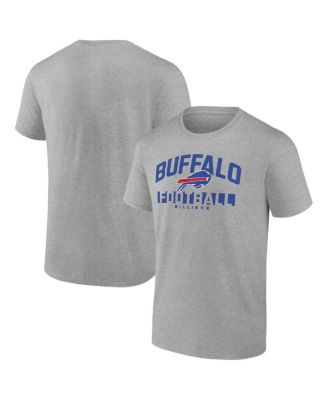 Fanatics - Men's Heather Gray Buffalo Bills Screen Blocking T-Shirt