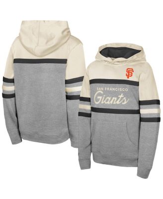 Mitchell & Ness - Men's Cream San Francisco Giants Head Coach Pullover Hoodie