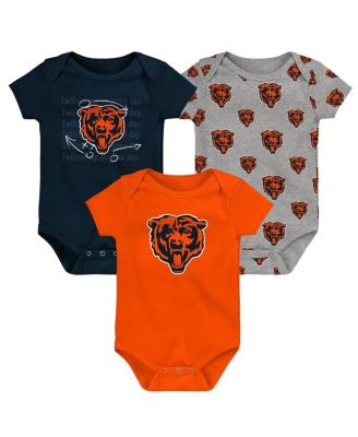 Outerstuff - Baby Boys and Girls Chicago Bears Team Bodysuit, Set of 3