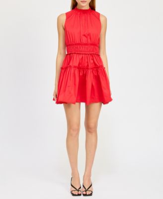 En Saison - Women's Payton Bow-Back Mini Dress
