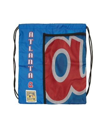 Mitchell & Ness - Atlanta Braves Cooperstown Collection Logo Cinch Bag
