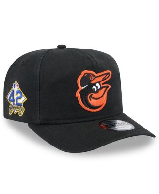 New Era - Men's Black Baltimore Orioles 2025 Jackie Robinson Day Golfer Adjustable Hat