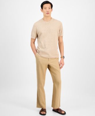 Alfani - Men's Textured Drawstring Pants