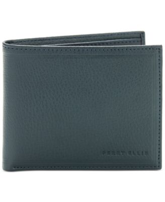 Perry Ellis Portfolio - Men's Outlined Pebble Bifold Wallet