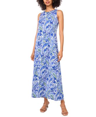 Vince Camuto - Women's Paisley-Print Keyhole Maxi Dress