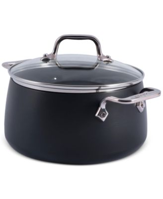 All-Clad - HA1 Expert Nonstick Hard-Anodized 4-Qt. Soup Pot & Lid