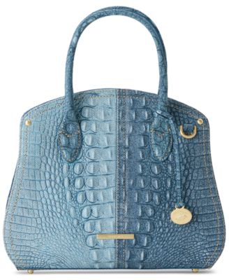 Brahmin - Rosetta Denim Secour Medium Leather Satchel