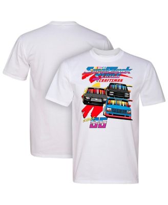 NASCAR Classics - Men's White Craftsmen Truck Series Retro Tri-Blend T-Shirt
