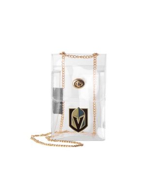 Logo Brands - Vegas Golden Knights Clear Essential Crossbody Purse