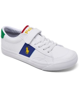 Polo Ralph Lauren - Little Girls' Ryley Fastening Strap Casual Sneakers from Finish Line