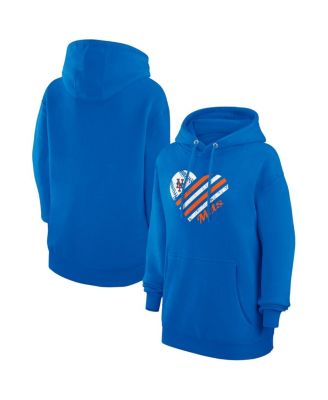 G-III 4Her by Carl Banks - Women's&nbsp;Royal New York Mets Heart Fleece Pullover Hoodie