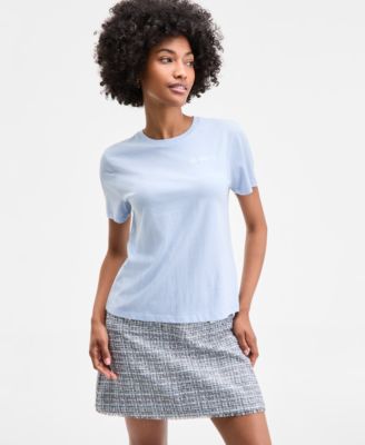 On 34th - Women's Beaute Embellished Crewneck Tee