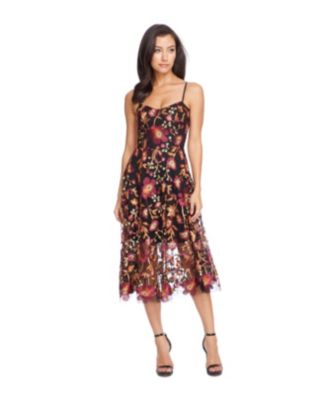 Dress the Population - Women's Sleeveless Fit & Flare Dress