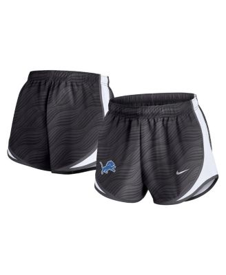 Nike - Women's Anthracite Detroit Lions Tempo Performance Shorts