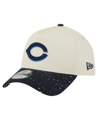 New Era - Men's Cream Cincinnati Reds Speckle A-Frame 9FORTY Adjustable Hat