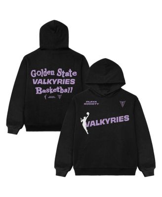 Playa Society - Men's and Women's Black Golden State Valkyries Team Pullover Hoodie