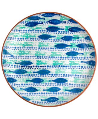 Euro Ceramica - Costa Azul Pescador Oval Platter