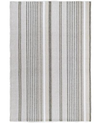 Dash and Albert Rugs by Annie Selke - Gradation Ticking Indoor/Outdoor DA169 5'x8' Area Rug