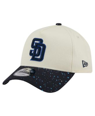 New Era - Men's Cream San Diego Padres Speckle A-Frame 9FORTY Adjustable Hat