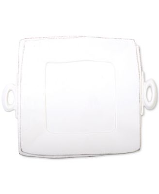VIETRI - Lastra  Collection Handled Square Platter