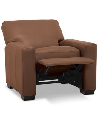 Furniture - Ennia 36" Leather Pushback Recliner